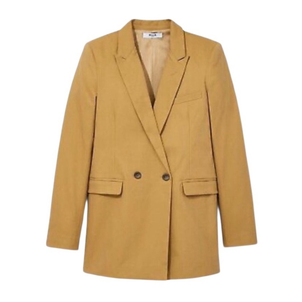 NWT Billie The Label Women's Yellow/Khaki Diana Blazer - Size XS - Picture 15 of 16